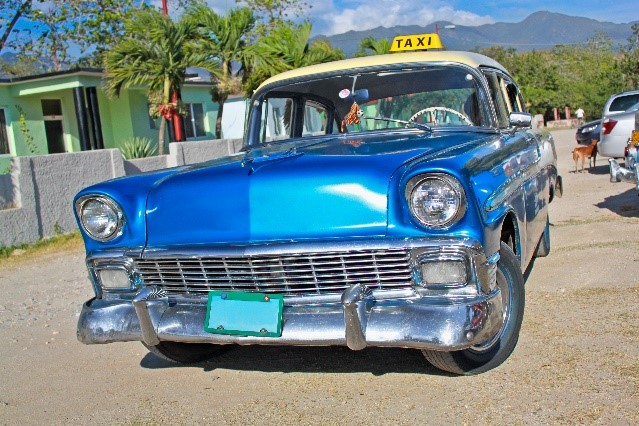 Vintage car in Cuba